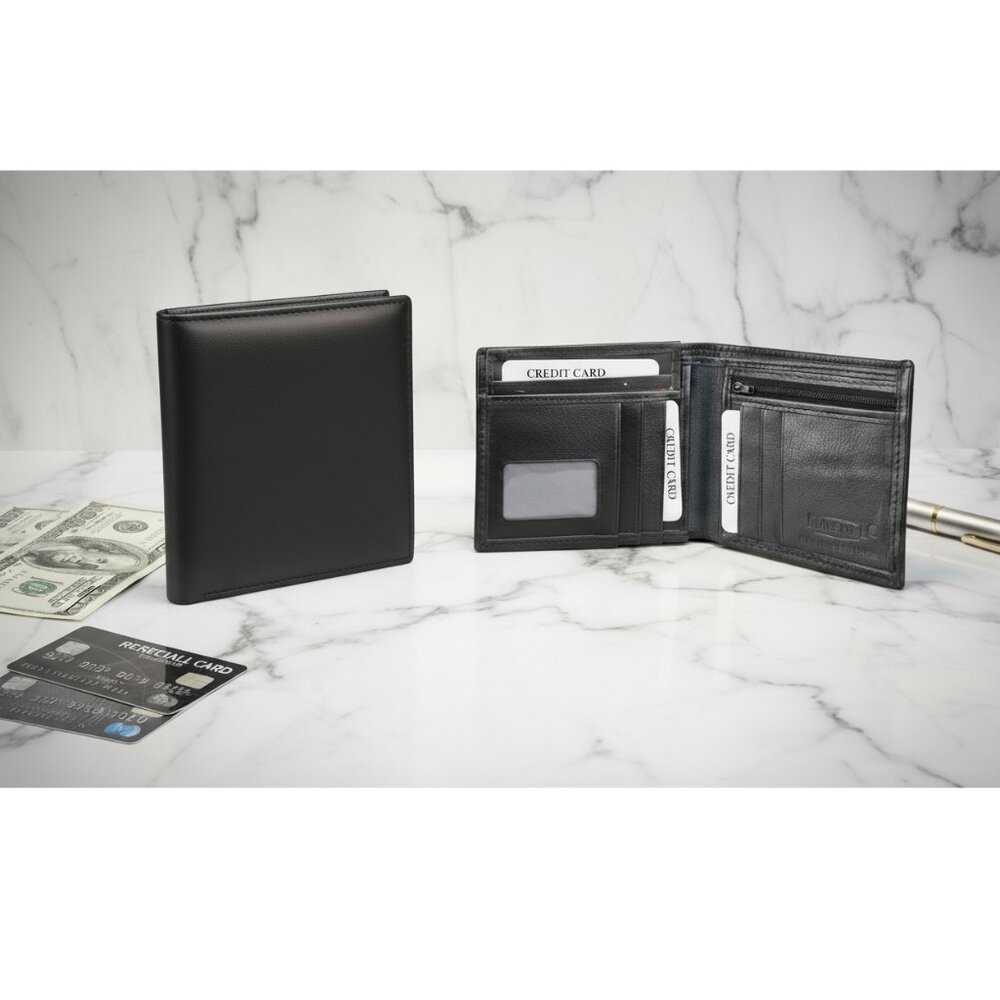 Men's Marshal Leather Bi-Fold Wallet